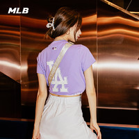 MLB 官方 男女情侣运动T恤印花大LOGO短袖休闲宽松时尚夏季TS03