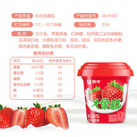 MENGNIU 蒙牛 大果粒芦荟黄桃草莓生牛乳酸奶官方正品260g*6杯tk