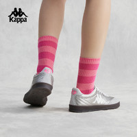 Kappa 卡帕 情人节德训鞋2024新款女TIFO拼接阿甘鞋运动鞋K0E25CC70