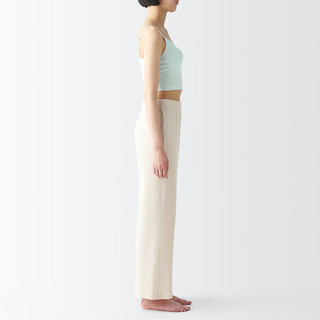 无印良品MUJI 女式 莱赛尔 短款 带罩杯吊带衫 背心女款内搭打底 自带胸垫 淡绿色 XS(150/76A)