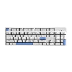 skn 九凤PLUS 三模机械键盘 104键 月影白轴