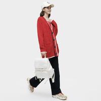 FILA 斐乐 女式FUSION系列运动背包女士多口袋设计时尚日常百搭背包