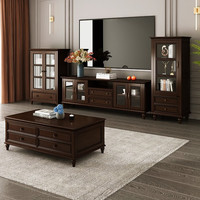 方寸毫厘酒柜 边柜 小书柜 多用途柜子整装 美式实木储物柜单双门家具客厅 新单门酒柜 深胡桃色