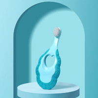 HONEYWEST 汉妮威 儿童牙刷超细软毛1-2-3-4-5-6岁婴幼儿乳牙刷宝宝训练牙刷