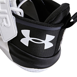 安德玛（Under Armour）儿童运动鞋冬季儿童运动篮球鞋透气舒适耐磨男童中大童运动鞋 白/ 白/黑 35码