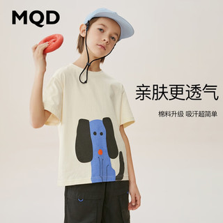 MQD 马骑顿 男童卡通T恤