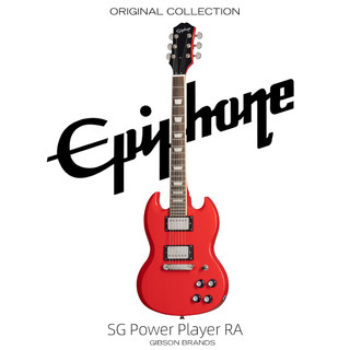 epiphone易普锋 SG Power Player 熔岩红 旅行儿童款小尺寸电吉他