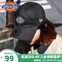 dickies联名款棒球帽男女同款休闲帽子DK008974 黑色 可调节