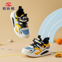 哈比熊童鞋春秋儿童运动鞋男童跑步鞋女童休闲鞋AS7750 黑蓝34码