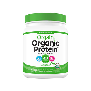 Orgain 有机植物豌豆蛋白粉零蔗糖低卡代餐粉 720g