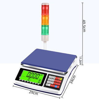英衡 BJ 三色声光秤上下线检测计重秤工业电子秤 15kg精度0.2g 15kg 0.2g
