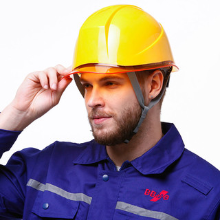 CK-Tech 成楷科技 安全帽国标工地高级定制logo印字建筑工程施工领导男中建加厚头盔