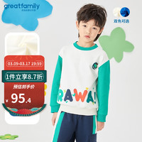 歌瑞家(greatfamily)儿童卫衣2024春季新款童装套头卫衣长袖上衣中大童乐友