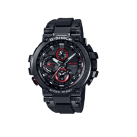 春焕新：CASIO 卡西欧 G-SHOCK MT-G系列 男士太阳能电波蓝牙腕表 MTG-B1000B-1A