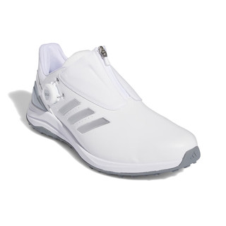 阿迪达斯 （adidas）高尔夫男鞋24SOLARMOTION BOA轻量运动舒适无钉高尔夫球鞋男 白/银/蓝【拍大一码】 41码