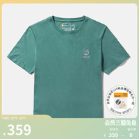 添柏岚（Timberland）男款短袖T恤24春夏户外休闲透气|A42YU A42YUCL6/蓝绿色 XXL