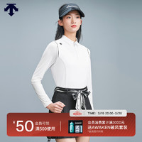 DESCENTEGOLF 迪桑特高尔夫FIELD系列女士长袖POLO衫夏季 WT-WHITE XS (155/76A)