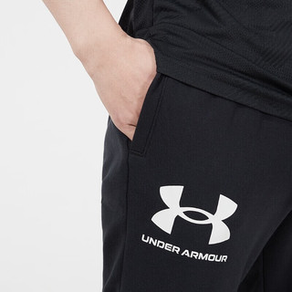 安德玛（Under Armour）裤子春秋款男裤24秋季运动裤男束脚裤毛圈休闲裤男长裤男卫裤 1361642-001/毛圈保暖/主推款 3XL/190/94A