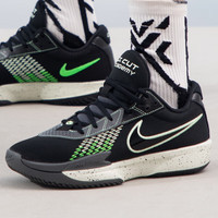 耐克（NIKE）篮球鞋男鞋2024春季休闲鞋Air Zoom G.T. Cut 3实战运动鞋 FB2598-001黑色 42