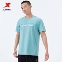 XTEP 特步 运动短袖男夏季透气跑步T恤男装男士训练健身服体恤上衣半袖