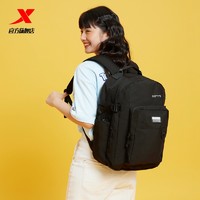 XTEP 特步 双肩包背包男正品新款运动休闲学生大容量女双肩包电脑包书包