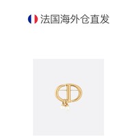 Dior 迪奥 欧洲直邮Christian Dior迪奥CD Navy系列女士胸针金色简约气质