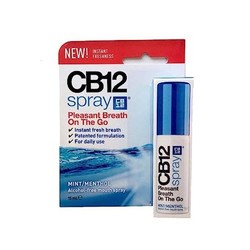 CB12 欧洲直邮Cb12薄荷口腔清新喷雾剂15ml去除口臭口气重抑菌持久型