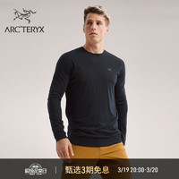 ARC'TERYX 始祖鸟 ARC’TERYX始祖鸟 IONIA MERINO WOOL LS 透气 男子 羊毛长袖T恤