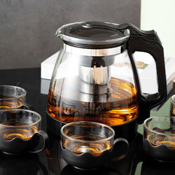 泡茶壶大容量茶水分离器 泡茶壶+4杯1000ml