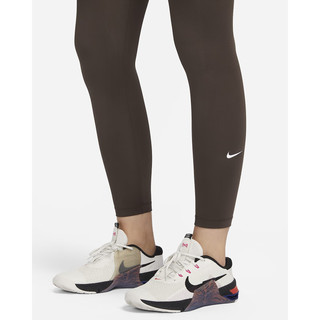 耐克（NIKE）女子速干高腰瑜伽运动紧身裤棕色DM7279-237 DM7279-237 2XL