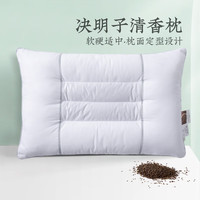 远梦(YOURMOON)决明子清香枕 花草定型枕成人枕头单人护颈枕家用家纺硬枕低枕芯 决明子清香枕 45x70cm 单个装