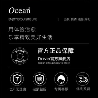 ocean鸥欣玻璃果盘零食盘分格带盖客厅茶几家用干果收纳盒糖果盘 罗马圆柱透明玻璃碗x3