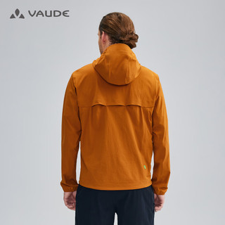 巍德（VAUDE）户外运动软壳衣高海拔登山防风防水服连帽外套男 金铜色 XL