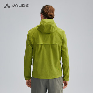 巍德（VAUDE）户外运动软壳衣高海拔登山防风防水服连帽外套男 芥末绿 S