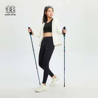 KOLON SPORT/可隆修身长裤 女子户外运动打底瑜伽登山徒步休闲登山 黑色BK 155/XS