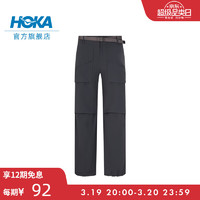 HOKA ONE ONE女款春夏户外运动裤OUTDOOR PANT CHN 宽松立体版型 黑色 L