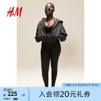 H&MH&M女装2024春季ShapeMove™运动紧身裤1202402 黑色 170/112A (XXL)