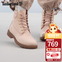 Timberland 马丁靴女鞋秋冬踢不烂户外耐磨皮革防水6寸高帮靴A5N35 A5N35DR1/浅泥土色 39.5