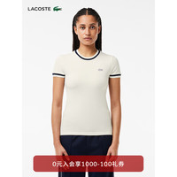 法国拉科斯特 LACOSTE女士24春季T恤TF7221 EV0/白色 40 /170
