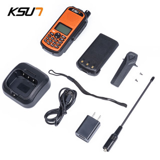 步讯（KSUN TFSI）户外对讲机全频段/GPS海拔/IP68/高清降噪通话/一键对频可手动调频/大功率手台UV70橙 UV70D橙 全频段/IP68/GPS海拔
