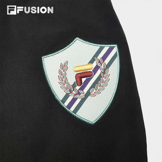 FILA FUSION x FACETASM斐乐潮牌棉服女2024春季时尚连帽上衣 优雅黑-BK 180/96A/XXL