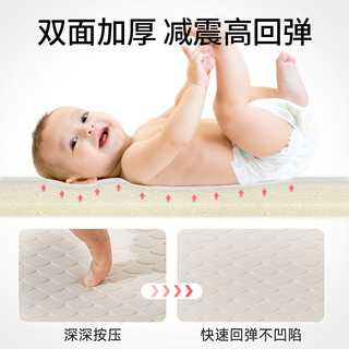 贝博氏babybox升级抗菌爬行垫婴儿XPE可折叠爬爬垫宝宝双面加厚地垫家用 升级抗菌防滑-XPE款200*180*2cm