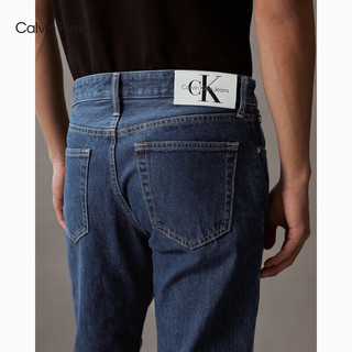 Calvin Klein【 CK极简裤】Jeans24春夏男士复古纯棉直筒牛仔裤J326628 1A4-牛仔蓝 28