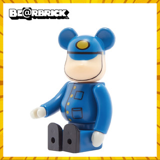 BE@RBRICK 东武铁道SL大树工程师100%积木熊暴力熊 bearbrick潮流玩具手办