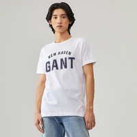 GANT 甘特 男士舒适透气时尚印花休闲运动针织短袖T恤