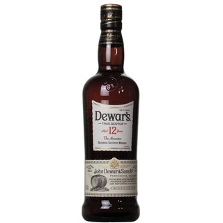 春焕新：Dewar's 帝王 洋酒 Dewar's whisky 调配型苏格兰威士忌 进口 12年700mL1瓶