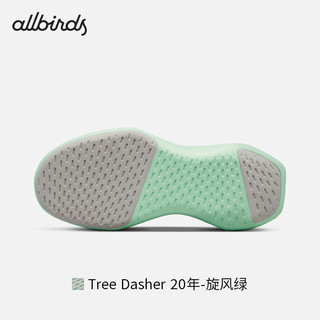 Allbirds 【好货】【41码】男女跑鞋一脚蹬休闲鞋船鞋芭蕾鞋 Tree Dasher 20年-旋风绿 41 男码