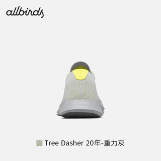 Allbirds 【好货】【41码】男女跑鞋一脚蹬休闲鞋船鞋芭蕾鞋 Tree Dasher 20年-重力灰 41 女码