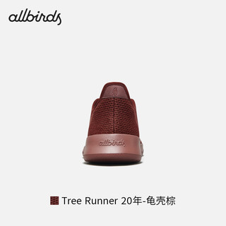 Allbirds 【好货】【41码】男女跑鞋一脚蹬休闲鞋船鞋芭蕾鞋 Tree Runner 20年-龟壳棕 41 男码