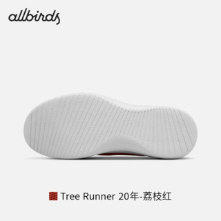 Allbirds 【好货】【41码】男女跑鞋一脚蹬休闲鞋船鞋芭蕾鞋 Tree Runner 20年-荔枝红 41 男码